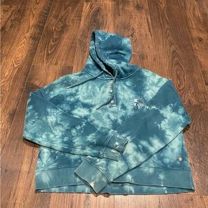 Roxy Blue Tie-Dye Hoodie